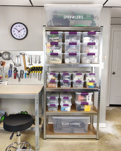 How To Plan A Garage Cleaning Day - Organized-ish by Lela Burris Garage Cleaning, Painted Closet, Clean And Organize, Garage Storage Inspiration, Garage Organisation, Clean Garage, Shed Organization, Garage Organize, Garage Makeover