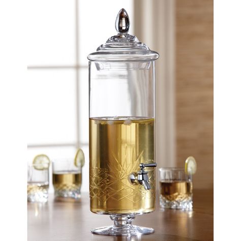 Have to have it. Fifth Avenue Crystal 2 gal. Provence Beverage Dispenser $43.99 Raspberry Punch, Glass Beverage Dispenser, Beverage Dispenser, Glass Dispenser, Beverage Dispensers, Glass Jug, Drink Dispenser, Water Dispenser, Sweet Tea