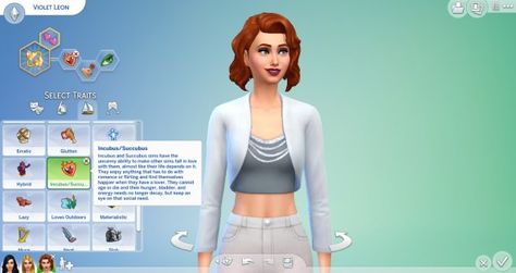 Mod The Sims: Incubus/Succubus by TheLovelyGameryt • Sims 4 Downloads Ts4 Traits, Sims 4 Cc Traits, Sims Traits, Sims Background, Sims Characters, Sims 4 Traits, Cc Sims4, Background Characters, Sims Packs