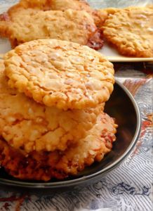 Florentine Lace Cookies Florentine Lace Cookies 12 Tomatoes, Florentine Cookies Recipe, Lace Cookies Recipe, Florentine Cookies, Rice Cookies, 12 Tomatoes Recipes, Cookie Crisp, Lace Cookies, Family Baking