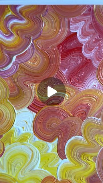 S.S. Painting 🎨🖌 on Instagram: "Sun kissed swirls 🌞 #art #abstract #trending #cool #swirls #painting #acrylic #satisfying #viral #decor #canvas #waves #groovy #original #yellow #orange #chill #swirlpainting #artist" Swirls Painting, Squiggle Art, Decor Canvas, Sun Kissed, Art Abstract, Painting Acrylic, Yellow Orange, Amazing Art, Air Fryer