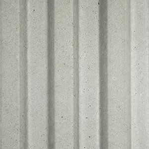 corrugated wall panel; custom textures available.  getrealsurfaces.com Corrugated Concrete, Corrugated Wall, Concrete Polishing, Architectural Concrete, Concrete Finishes, Concrete Flooring, Concrete Walls, Precast Concrete, Wall Finishes