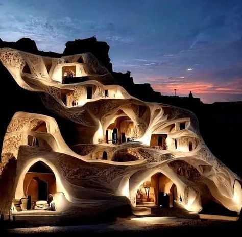 Unrealistic Places, Aesthetic Buildings, Earth Houses, Turkey Hotels, Turkey Vacation, Bank Of America Stadium, Cave Hotel, Travel Turkey, Cappadocia Turkey