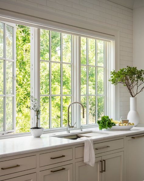 Kitchen window above sink