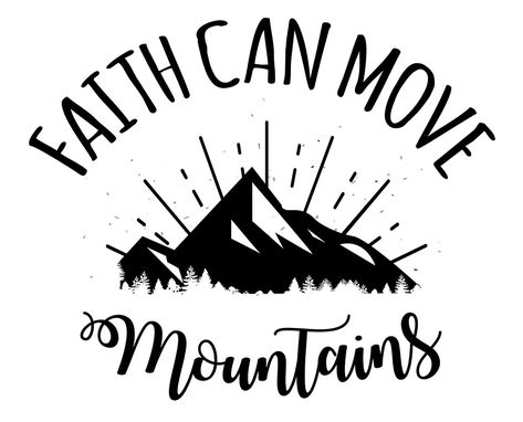 "Faith can move mountains" by Fede2punto0 | Redbubble Faith Can Move Mountains, Block Wall, Move Mountains, Spring Easter, Hardcover Notebook, Long Hoodie, Easter Spring, Floor Pillows, Wall Tapestry