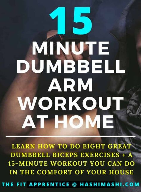 Dumbbell arm workout at home - learn how to do eight great dumbbell biceps exercises, plus an effective workout you can do in the comfort of your own home to build bigger biceps. dumbbell arm workout at home | at home dumbbell biceps workout | arm workout with dumbbells at home | arm workout at home with dumbbells | arm workouts at home with dumbbells | at home arm workouts with dumbbells Dumbbell Biceps Workout At Home, Arm Workouts With Dumbbells, Home Arm Workouts, Dumbell Arm Workout, Arm Workout With Dumbbells, Arm Workout At Home, Dumbbell Bicep Workout, Biceps Workout At Home, Shoulder Workout At Home