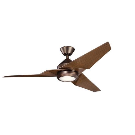 KichlerLighting | Jade - 60 Inch Ceiling Fan with Light Kit 60 Inch Ceiling Fans, 3 Blade Ceiling Fan, Oil Brush, Fan Accessories, Cool Floor Lamps, Led Ceiling Fan, Modern Fan, Ceiling Fan With Remote, Brushed Bronze