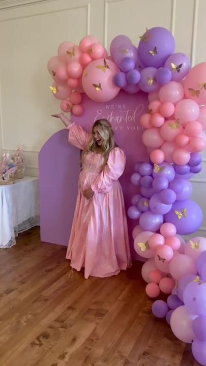 We’re Enchated to Meet You, Blair 🦋 💗🥹👼🏼 🎀 #babyshower #enchante... | Baby Shower Themes | TikTok We Are Enchanted To Meet You, Baby Shower Enchanted To Meet You, Baby Shower Taylor Swift Theme, Taylor Swift Enchanted Baby Shower Theme, Enchanted Baby Shower Theme Taylor Swift, Enchanted Baby Shower Theme Girl, Enchanted Taylor Swift Baby Shower Theme, We Are Enchanted To Meet You Baby, Baby Shower For Girls Themes