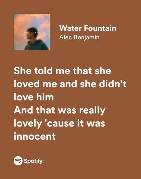 Water Fountain Lyrics, Spotify Lyrics, Song Lyric, Pretty Lyrics, Water Fountain, Soundtrack, Song Lyrics, Love Him, My Life