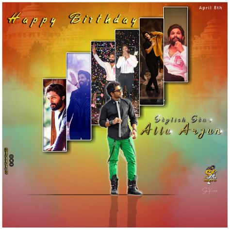 Happy Birthday Allu Arjun Advance Happy Birthday, Rama Sita, Allu Arjun Wallpapers, Allu Arjun Hairstyle, Blurred Background Photography, Most Handsome Actors, Happy Birthday Video, Allu Arjun, Birthday Posts