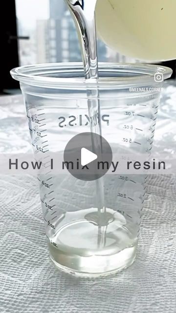 Ｍｅｅｎａl Ｒａｇｈａｖａ on Instagram: "One of my most asked questions- how to mix a good batch of resin to ensure even curing without sticky patches, and glass-like clarity. Some tips: - if possible use transparent, marked container to mix - Mix slowly, so you don’t incorporate bubbles much - Make sure to scrape sides and bottom - Always follow your resin’s instructions regarding proportions, mixing time and open work time. - I use @counterculturediy resin. You can use my coupon code Meenal for a discount there. I have online classes for resin beginners that detail all this and more. Link is in my bio if you’re interested. #resin #resinart #resintips #art" How To Use Resin For Beginners, How To Use Resin, How To Mix Epoxy Resin With Color, Epoxy Resin Crafts For Beginners, Resin Beginners, Resin Hacks, Resin Art For Beginners, Entrepreneur Ideas, How To Make Resin