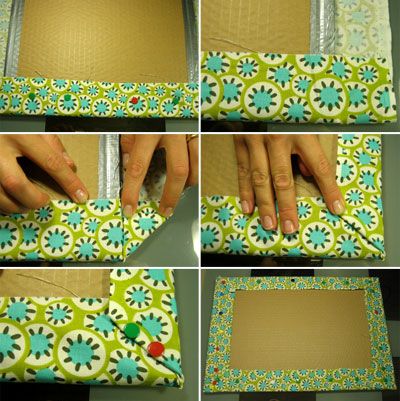 How To Make A Notice Board, Cardboard Bulletin Board Diy, Diy Memo Board Fabric Covered, Diy Notice Board With Cardboard, Diy Notice Board Ideas, Diy Notice Board, Wall Display Design, Notice Board Ideas, Fabric Covered Cork Board