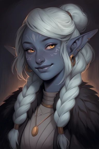 Deep Gnome Dnd, Deep Gnome Female, Drow Druid, Shadar Kai Female, Gnome Dnd, Deep Gnome, Half Drow, Goblin Art, Dark Elves