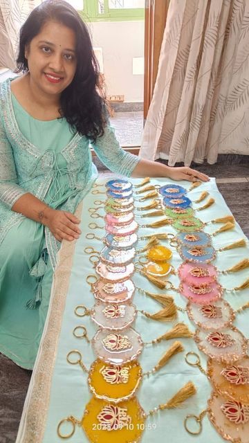 Sheetal Chordia on Instagram: "Blessed to finish one more bulk order of Shubh labh. Thank you to each and everyone for trusting and believing in us. Keep smiling and keep shopping. #blessed #gratitude #shubh labh #resin coasters #hanging coasters #home decor #handmade #dm to order" Subh Labh Resin Design, Resin Shubh Labh Design, Resin Shubh Labh, Resin Wall Hanging, Diwali Ideas, Resin Hanging, Exhibition Ideas, Door Hanging Decorations, Resin Crafts Tutorial