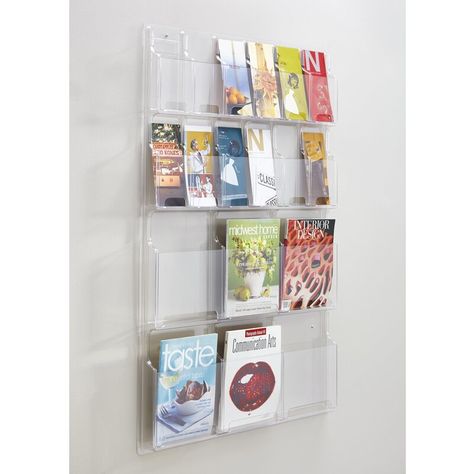 Literature Organizer, Brochure Display, Magazine Display, Communication Art, Magazine Holders, Waiting Rooms, Wall Display, Furniture Collection, Magazine Rack