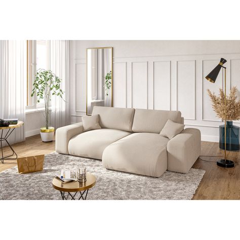 "Claude Corner Sofa - Comfort and Elegance Combined! Introducing our corner sofa collection featuring this special model crafted in high-quality corduroy fabric. The soft touch of the material provides a delightful, snug quality to this corner sofa. With a contemporary design and meticulous craftsmanship, it becomes a perfect addition to your home. This corner sofa not only offers a generous seating area but also ensures the utmost comfort. The thoughtfully designed seat invites you to unwind af Cosy Sofa Living Room, Corduroy Sofa Living Room, Snug Sofa, Kids Room Bed, Small Corner Sofa, Dining Room Shelves, Under Bed Drawers, Corner Couch, Sideboards Living Room