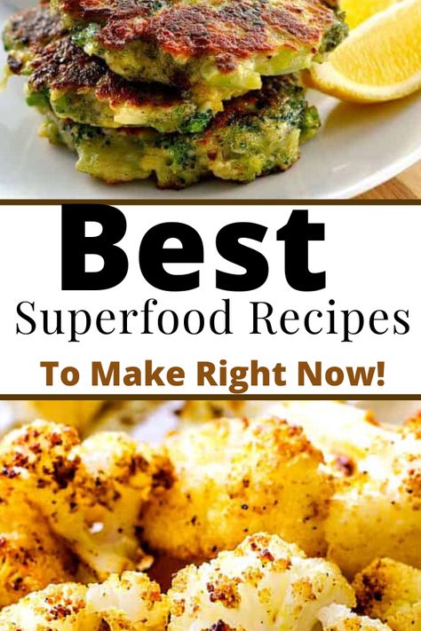 Kale Cauliflower, Superfood Diet, Brain Healthy Foods, Low Glycemic Foods, Superfood Salad, Superfood Recipes, Kale Recipes, Power Foods, Health Dinner