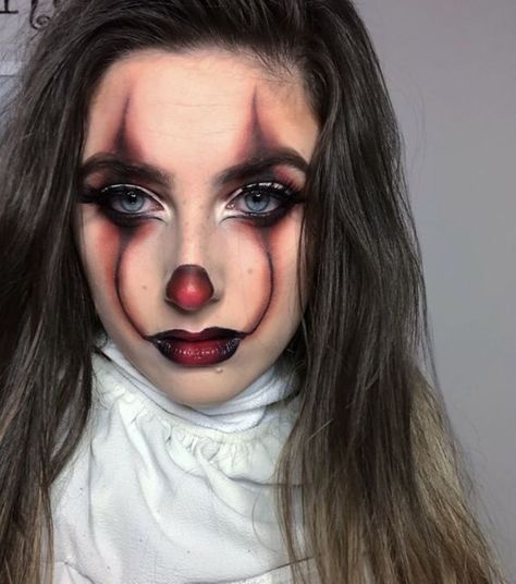 Halloween Makeup Clown, Halloweenský Makeup, Halloween Make-up Looks, Creepy Halloween Costumes, Creepy Halloween Makeup, Cute Halloween Makeup, Halloween Makeup Pretty, Cool Halloween Makeup, Halloween Makeup Scary