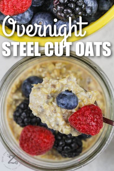 Overnight Steel Cut Oats Recipes, Keto Overnight Oats In A Jar, Steelcut Overnight Oats In A Jar, Overnight Steel Cut Oats In A Jar, Overnight Steelcut Oats Recipes, Steal Cut Oats Recipes, Overnight Oats No Yogurt, Steel Cut Overnight Oats, Steel Cut Oats Recipes