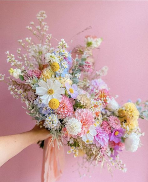 Wally Darling, Colorful Bouquet, Flower Bomb, Future Wedding Plans, Wildflower Wedding, Wedding Mood, X Reader, Bridal Flowers, Wedding Themes