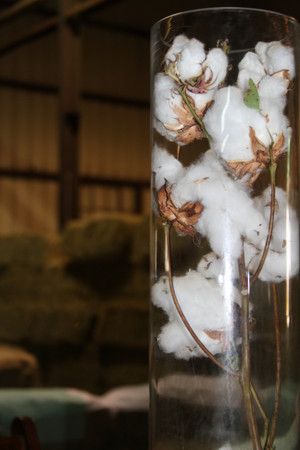 Wheat Arrangements, Decorating With Natural Elements, Butterfly Sweet 16, Sweet 16 Centerpieces, Cotton Gin, Cotton Branches, Cotton Decor, Cotton Boll, Cotton Wedding