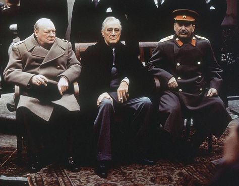 Winston Churchill, Franklin Roosevelt, Josef Stalin Vladimir Lenin, Franklin Delano Roosevelt, Joseph Stalin, Franklin Roosevelt, Rare Historical Photos, British Prime Ministers, Winston Churchill, Churchill, Historical Photos