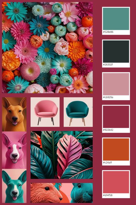 🌈 Stunning Color Palette Inspiration 🎨✨  Looking for the perfect color combo for your next design project? Check out this vibrant palette that will make your work pop! From bold oranges to warm pinks, this mix is perfect for branding, graphic design, home decor, and more! 🎨  #ColorPalette #DesignInspiration #ColorTrends #InteriorDesign #Branding #GraphicDesign #ColorCombination #Canva 1980s Colour Palette, Fruit Punch Color Palette, Color Combinations Two Colors, Colour Pop Palette, Spring Summer 2025 Color Palette, Fuscia Color Pallet, Victorian Color Palette Vintage, Mother Color Palette, Coloring Book Palette Ideas