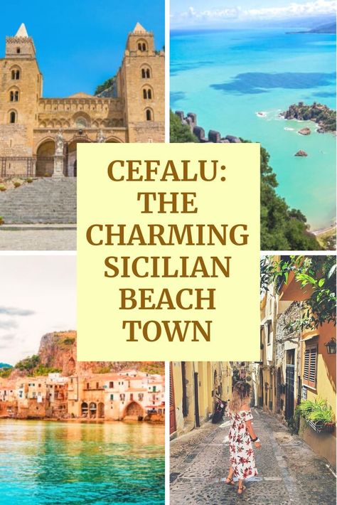 This tiny town of just 14,000 people has become a popular day trip from Palermo, capital of Sicily, and in this post, I hope to show you why, as well as give you everything you need to know to plan your perfect Cefalu visit. #sicily #travelsicily #italy #cefalu Cefalu Italy, Sicily Trip, Travel Sicily, Where To Stay In Palermo Sicily, Best Beaches In Sicily, Day Trips From Palermo, Day Trips From Palermo Sicily, Cefalu Sicily Beach, Sicily Beach Beautiful Places