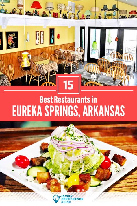 15 Best Restaurants in Eureka Springs, AR — Top-Rated Places to Eat! Hot Springs Arkansas Restaurants, Eureka Springs Restaurants, Arkansas Vacation, Eureka Springs Ar, Eureka Springs Arkansas, Virginia Vacation, Chicago Style Pizza, Arkansas Travel, Girls Trips