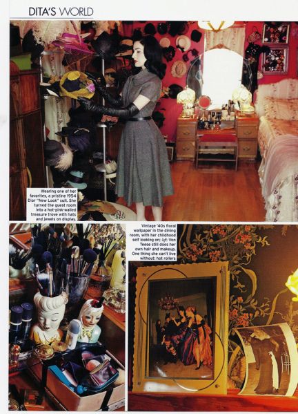 Dita Von Teese House, Dita Von Teese Home, Dita Von Teese Style, Dita Von Tease, Idda Van Munster, Dita Von, Dita Von Teese, Celebrity Houses, Fashion Mode