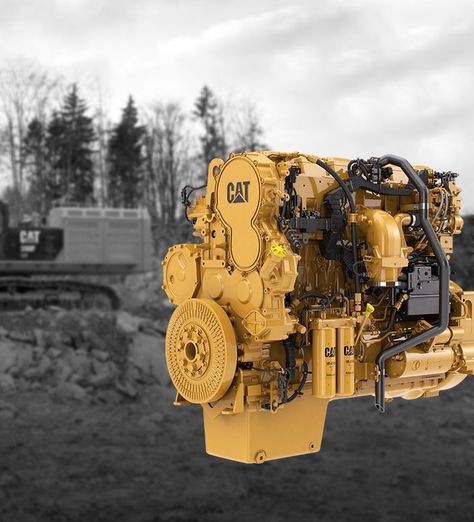 The #Cat C18 Diesel #Engine is offered in ratings ranging from 429-522 bkW (575-700 bhp) @ 1800-1900 rpm. Cat Engines, Drilling Rig, Work Site, Power Unit, Heavy Machinery, Clean Air, All About Cats, Worlds Of Fun, Diesel Engine