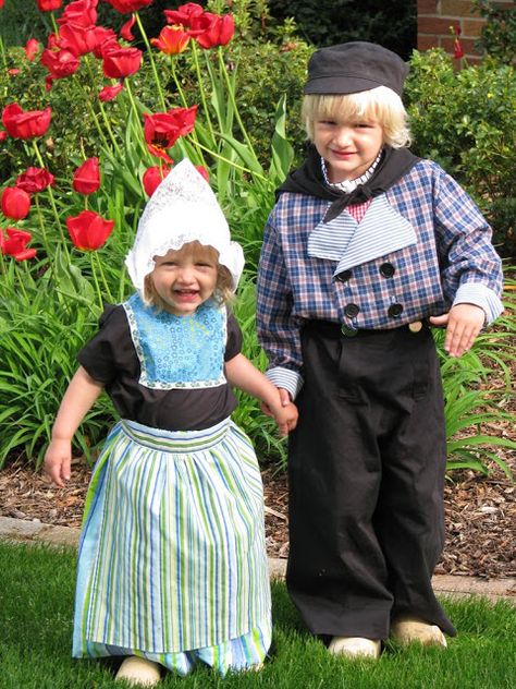 Dutch costumes Dutch Heritage, Holland Michigan, Kids Around The World, Dutch Girl, Tulip Festival, We Are The World, Fashion Design Sketches, Folk Costume, My Heritage