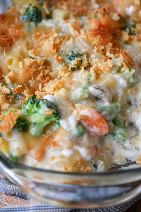 Swiss-Inspired Vegetable Casserole - An Organized Chaos Swiss Vegetable Casserole, Swiss Vegetable Medley, Oven Roasted Shrimp, Italian Chicken Pasta, Au Gratin Potato Recipes, Chocolate Rice Krispie Treats, Slow Cooker Salisbury Steak, Cowboy Casserole, Au Gratin Recipes