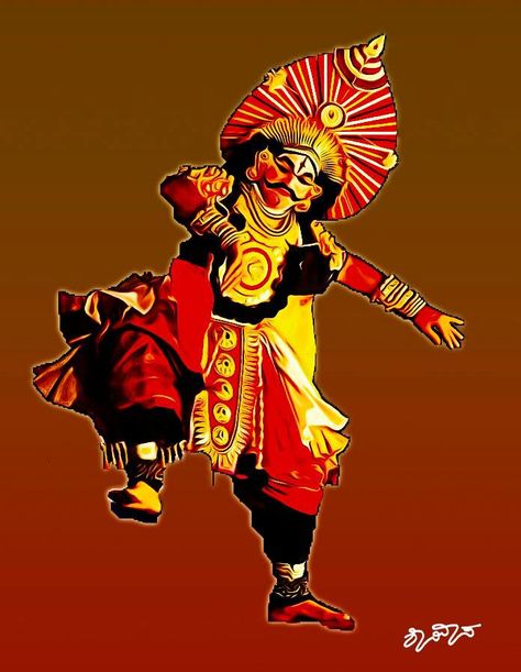 Yakshagana dance - popular in south Karnataka