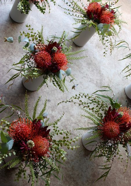 Swallows Nest Farm Native Wedding Flowers, Native Wedding, Protea Wedding, Cheap Wedding Decorations, Table Arrangements Wedding, Australian Flowers, Dream Wedding Decorations, Australian Native Flowers, Native Flowers