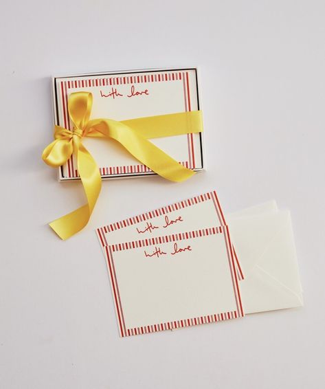 Envelope Box, With Love, Heathers, White