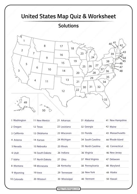 Printable 50 States in United States of America Map. Visit the site for free and printable educational worksheets and more. All States Of America, Learning The States Worksheets, 50 States Free Printables, Blank Map Of United States, How To Teach The 50 States, Map Of The Usa 50 States, Teaching The States Of America, Map Of Usa Printable, Geography Coloring Pages