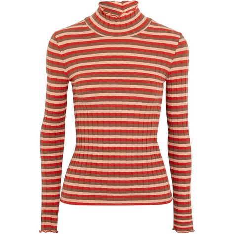 Madewell Ribbed striped stretch-cotton jersey turtleneck top (2,920 INR) ❤ liked on Polyvore featuring tops, sweaters, shirts, red, red striped shirt, ruffle shirt, jersey shirt, red sweater and striped sweater Red Ruffle Top, Sweaters Striped, Turtle Neck Shirt, Red Stripes Top, Red Striped Shirt, Red Turtleneck Sweater, Jersey Turtleneck, Jersey Sweater, Turtleneck Sweaters