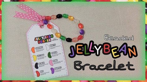 Craftie Kaleidoscope : Beaded JELLYBEAN Bracelet Jellybean Prayer, Jelly Bean Prayer, Happy Easter Everyone, Prayer Bracelet, Bracelets Diy, Jelly Bean, Eye Beads, Easter Party, Cord Bracelets