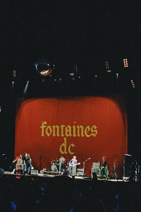 Concert Fontaines Dc Poster, Dc Poster, Paul Mescal, Dream Concert, Poster Artwork, Songs To Sing, New Poster, Music Stuff, Music Artists