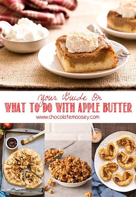 Have a jar of apple butter in your kitchen? I'm answering your most asked questions about this deliciously spiced apple spread plus what to do with apple butter when you're tired of eating toast. Recipes Using Apple Butter, Small Lemon Cake Recipe, Apple Butter Desserts, Small Lasagna, Lasagna Homemade, Apple Butter Uses, Pan Lasagna, Recipe Using Apples, Apple Butter Recipe