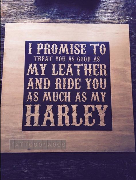 Biker wedding vows Sons of Anarchy | Woodburning Biker Wedding, Sons Of Anarchy, Wedding Vows, Wood Burning, Treat Yourself, Good Things, Pyrography