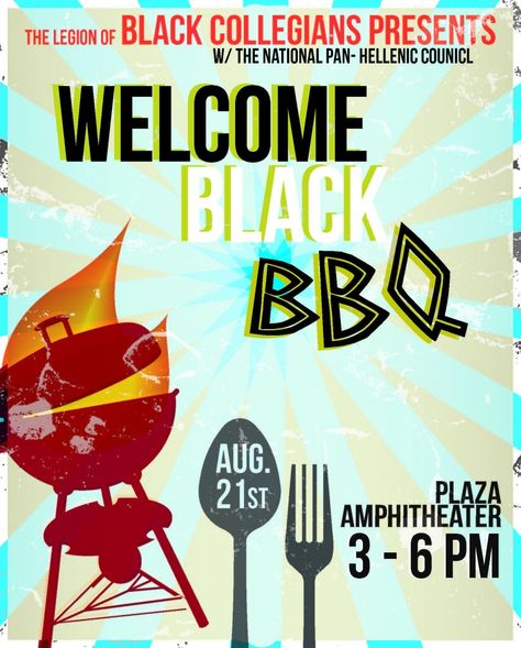 BBQ Flyer Bsu Event Ideas, Black Student Union Event Ideas, Black Student Union Poster Ideas, Black Student Union Ideas Events, Black Student Union Ideas, Bsu Events, Bsu Ideas, Black Student Union, Bbq Flyer