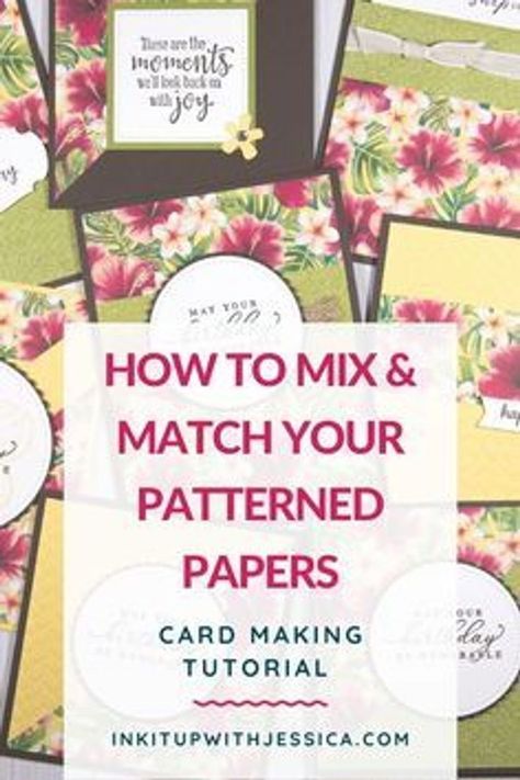 Card Making Templates, Card Making Tips, How To Mix, Making Greeting Cards, Card Making Tutorials, Card Tutorial, Stamping Techniques, Stamping Up Cards, Card Making Techniques