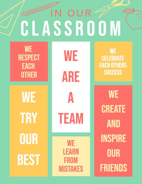 Modern classroom rules editable and printable poster template Classroom Rules Printable, Class Rules Poster, Classroom Posters Free, Classroom Goals, Rules Poster, Classroom Rules Poster, Classroom Charts, Class Poster, Core Words