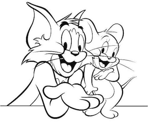 Tom and Jerry Coloring Pages Tom And Jerry Coloring Pages, Tom And Jerry Coloring, Tom A Jerry, Tom And Jerry Drawing, Desenho Tom E Jerry, Tom Und Jerry, Tom Et Jerry, Tom And Jerry Cartoon, Tom Y Jerry