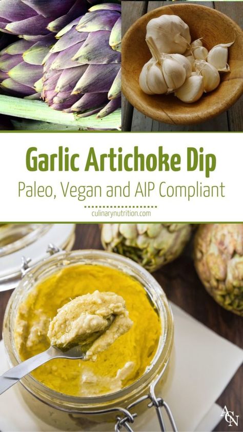 Whole30 Sauces, Garlic Artichoke, Bread Alternative, Aip Snack, Aip Snacks, Aip Diet Recipes, Paleo Sauces, Autoimmune Recipes, Autoimmune Paleo Recipes