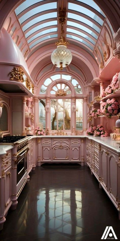 Barbie Library, 50 Shades Of Pink, Library Interior, Cottage Kitchens, Barbie Style, Art And Science, Dream House Rooms, Barbie Dream House, Room Makeover Bedroom