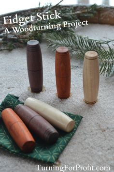 Fidget Stick - a woodturning project for kids of all ages Kids Woodworking Projects, Wood Turning Lathe, Woodworking Projects For Kids, Woodworking Toys, Lathe Projects, Project For Kids, Woodworking For Kids, Small Woodworking Projects, Learn Woodworking