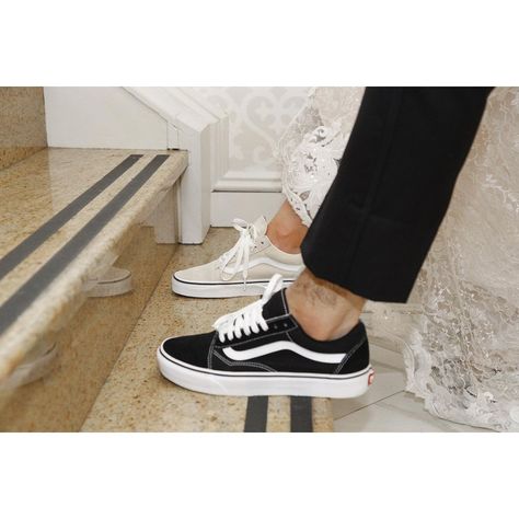 Vans And Wedding Dress, Wedding With Vans, Groomsmen In Vans, Black Wedding Vans, Bride And Groom Vans, Matching Vans Couple, White Vans Wedding, Wedding Dress With Vans, Vans Wedding Shoes The Bride